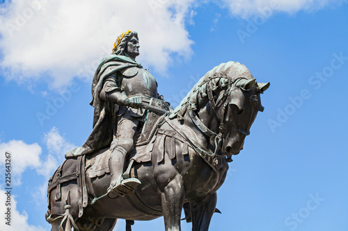 Matthias Rex statue in Cluj-Napoca