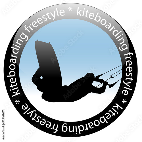 Kiteboarding jump, Freestyle Rider Icon