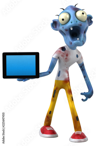 Fun zombie - 3D Illustration