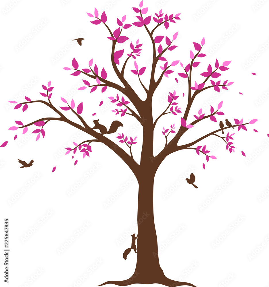 beautiful tree branch with birds silhouette background for wallpaper sticker beautiful tree branch with birds silhouette background for wallpaper sticker