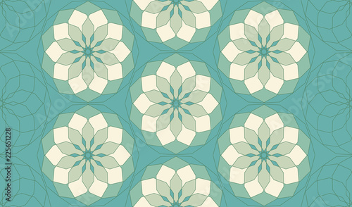 seamless pattern in blue shades