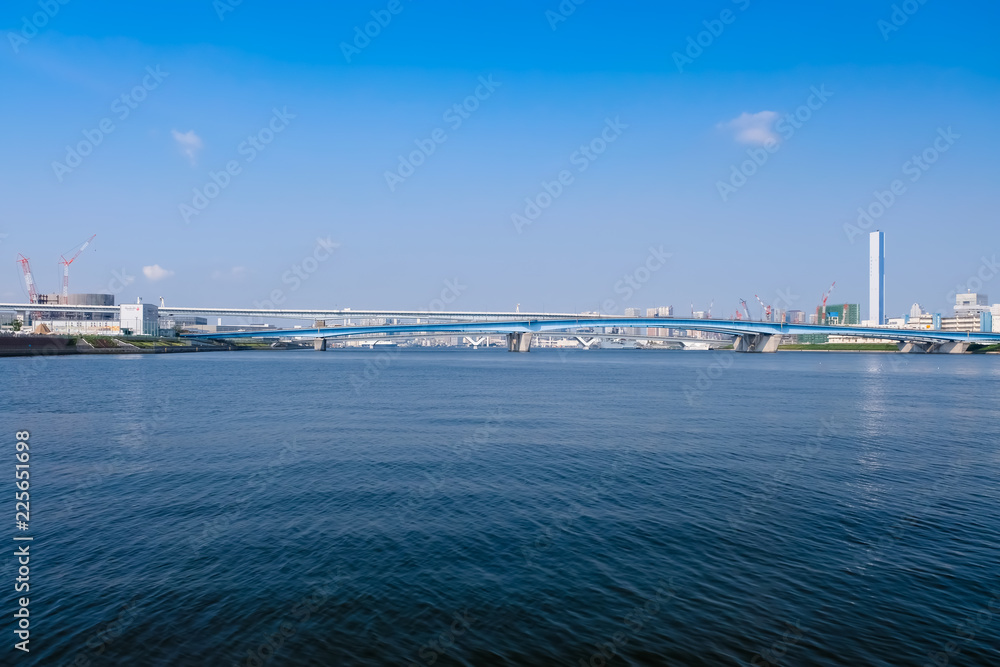 東京 豊洲 春海橋公園からの景色