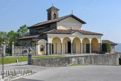 San Zenone church at Salorino near Mendrisio photo