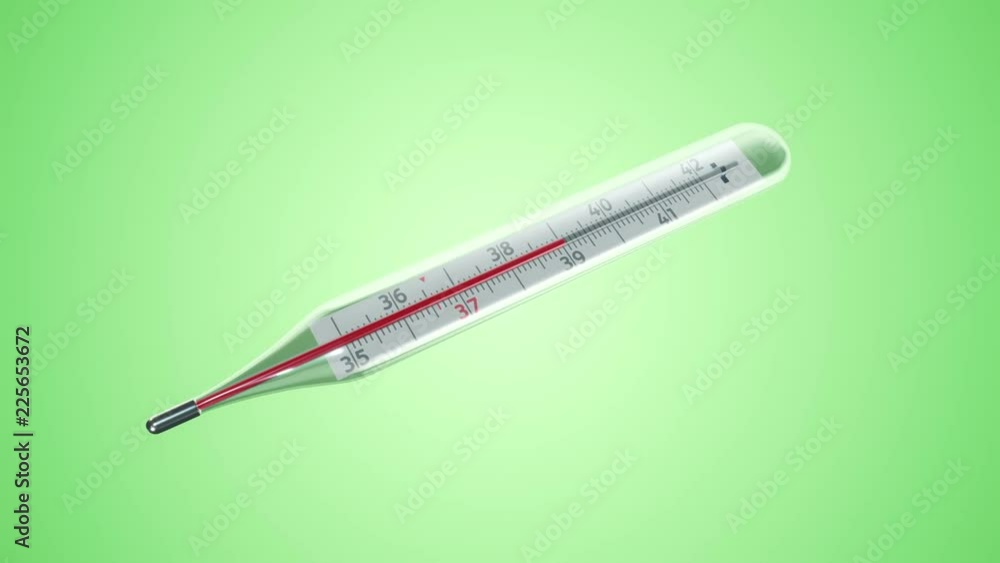 Animation of growth or down temperature in thermometer. Animation of seamless loop. Animation of growth or down temperature in thermometer. Animation of seamless loop.