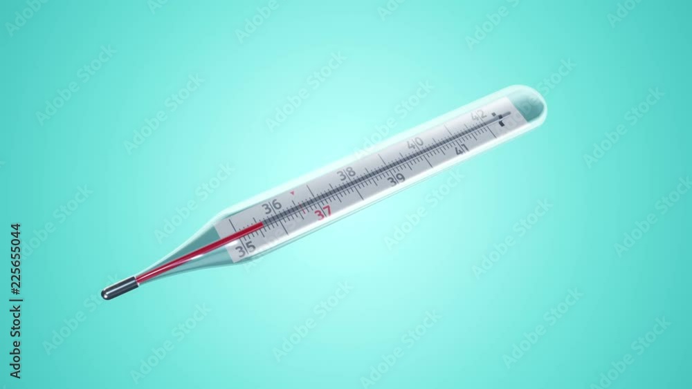 Animation of growth or down temperature in thermometer. Animation of seamless loop. Animation of growth or down temperature in thermometer. Animation of seamless loop.