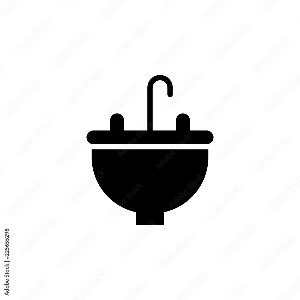 Washbasin icon. Element of furnishings. Premium quality graphic design icon. Signs and symbols collection icon for websites, web design, mobile app Washbasin icon. Element of furnishings. Premium quality graphic design icon. Signs and symbols collection icon for websites, web design, mobile app