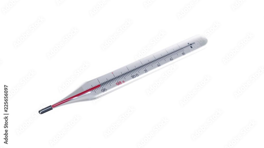 Animation of growth or down temperature in thermometer. Animation of seamless loop. Animation of growth or down temperature in thermometer. Animation of seamless loop.