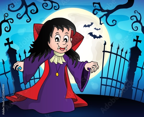 Vampire girl theme image 8