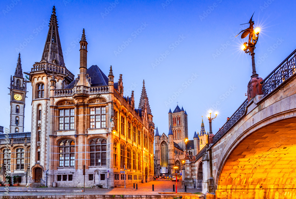 Fototapeta premium Gent, Flanders, Belgium.