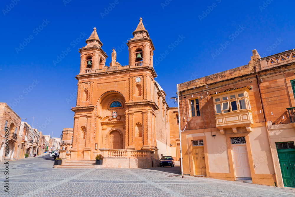 Marsaxlokk, medieval church in Malta