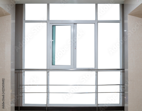 Building window without view  with clipping path