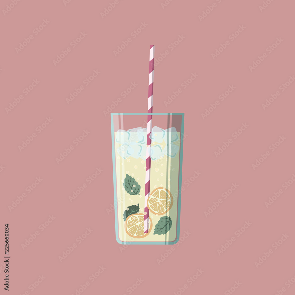 a glass of lemonade with straw a glass of lemonade with straw