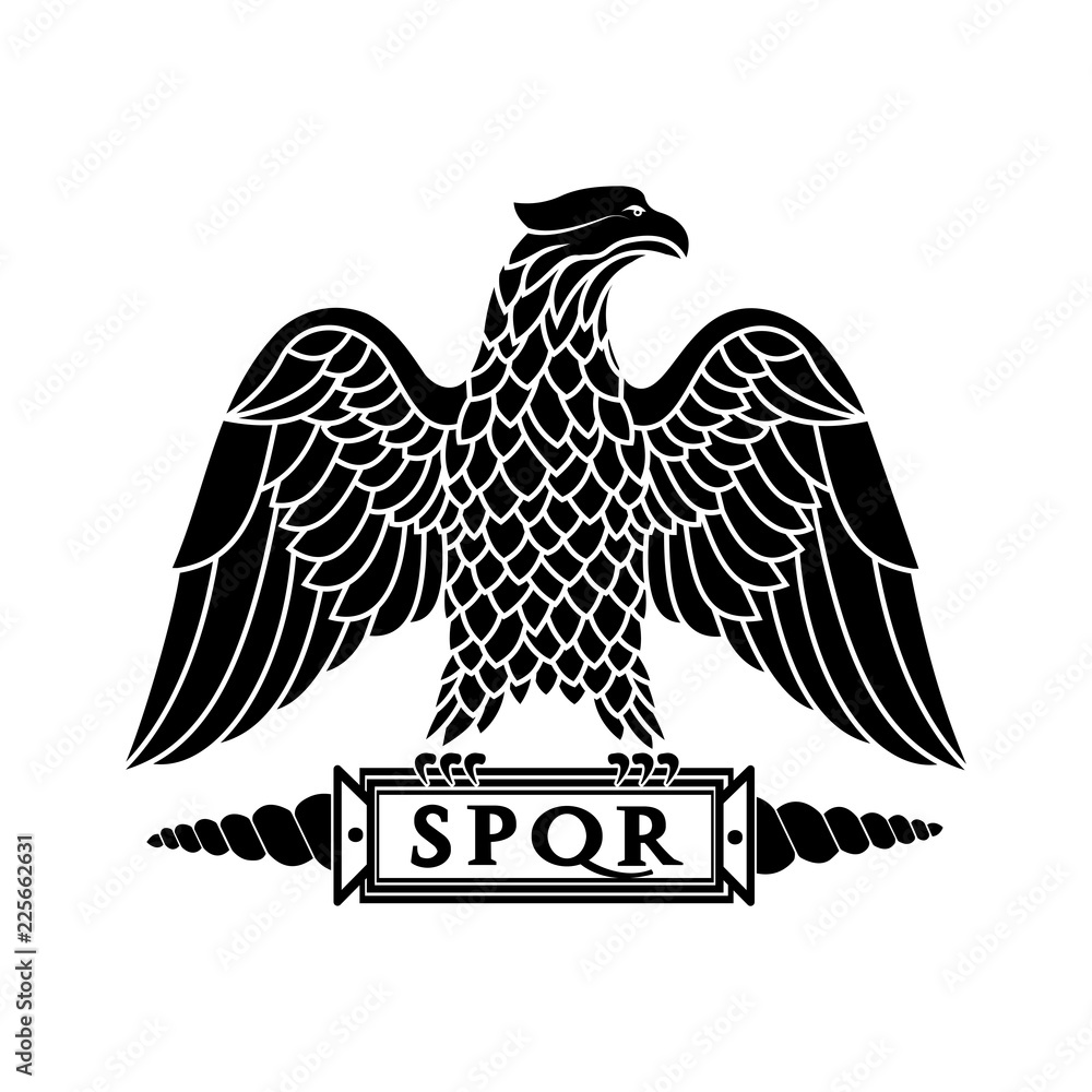 Fototapeta premium Logo rzymskiego orła.