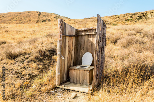 Toilet in the mountains