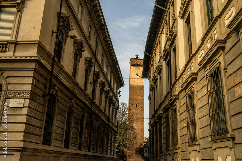 Pavia street Italy