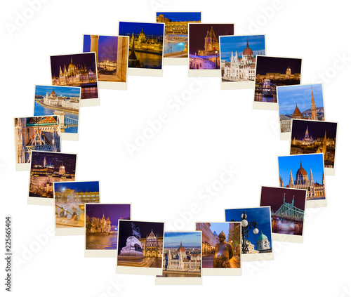 Photography Frame made of Budapest Hungary travel images (my photos)