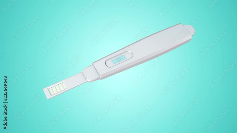Animation of pregnancy test in action. Versions with pregnant or not pregnant. Animation of seamless loop. Animation of pregnancy test in action. Versions with pregnant or not pregnant. Animation of seamless loop.