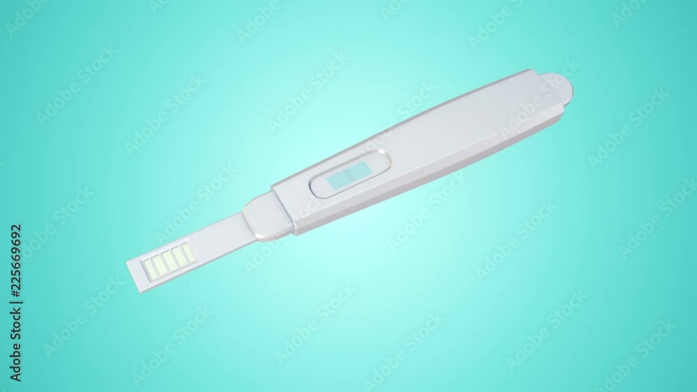 Animation of pregnancy test in action. Versions with pregnant or not pregnant. Animation of seamless loop. Animation of pregnancy test in action. Versions with pregnant or not pregnant. Animation of seamless loop.