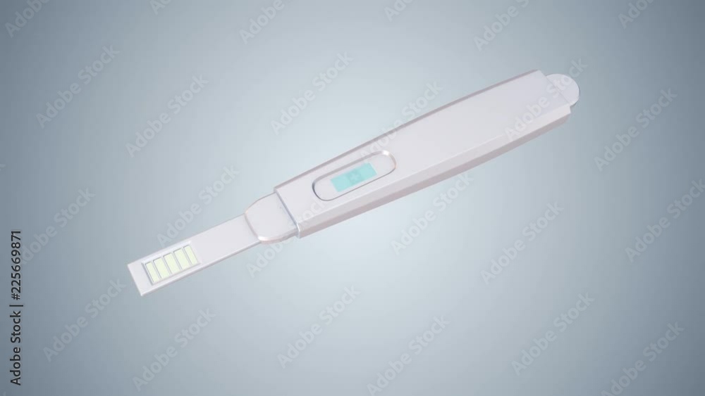 Animation of pregnancy test in action. Versions with pregnant or not pregnant. Animation of seamless loop. Animation of pregnancy test in action. Versions with pregnant or not pregnant. Animation of seamless loop.
