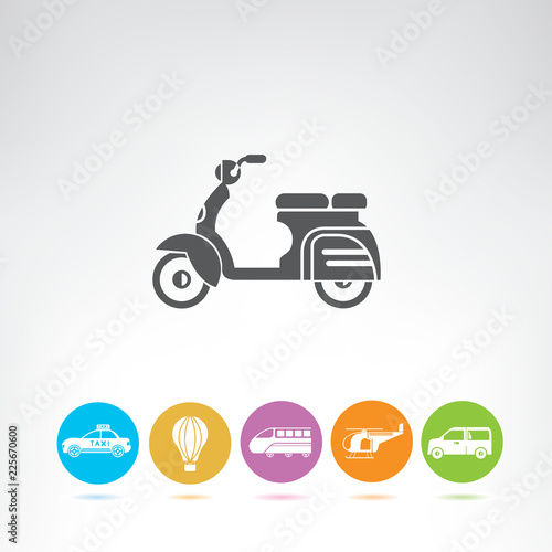 transportation and vehicle icons