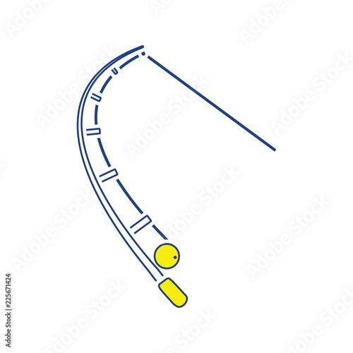 Icon of curved fishing tackle