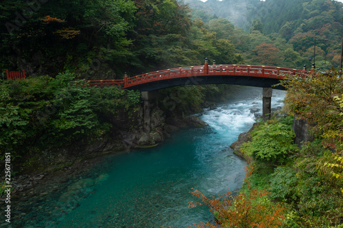 bridge over the river nikko japan