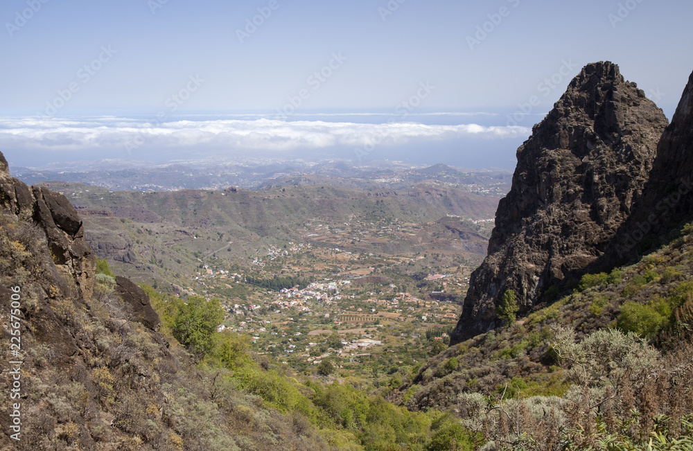 Fototapeta premium Valsequillo municipality, Gran Canaria