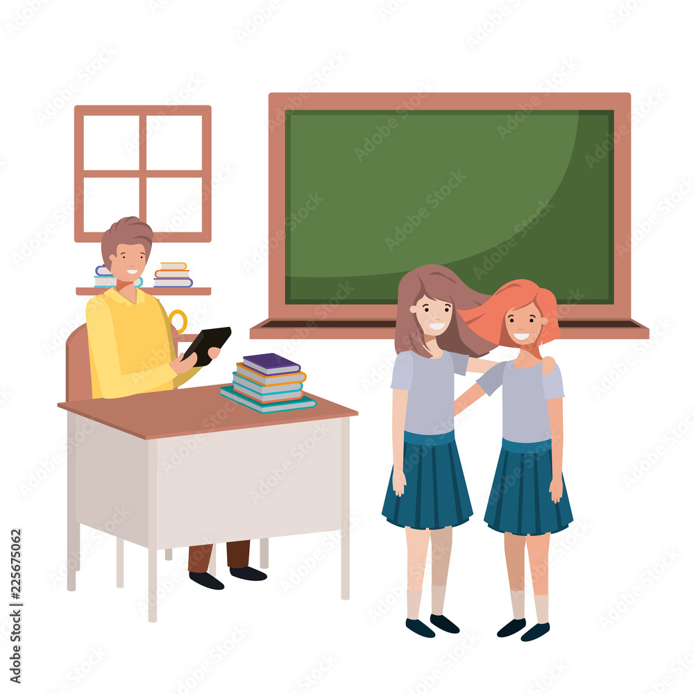teacher in the classroom with students teacher in the classroom with students