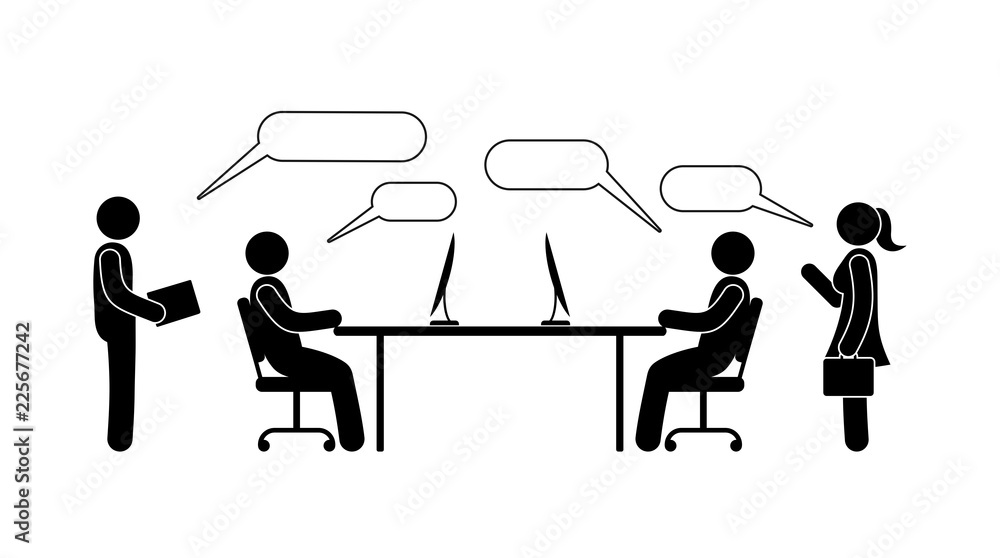 Group Meeting Clipart Black And White group-meeting-clipart-black-and-white