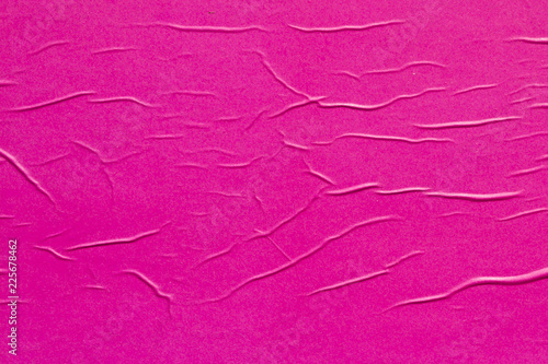 Pink creased poster texture photo