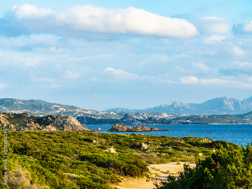 Rocky Shore in National Park of Maddalena Island, Sardinia, Italy 1