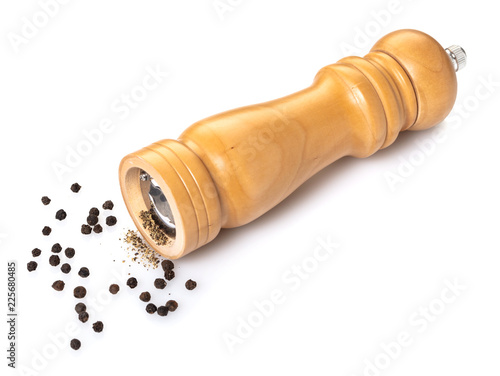 wooden pepper closeup