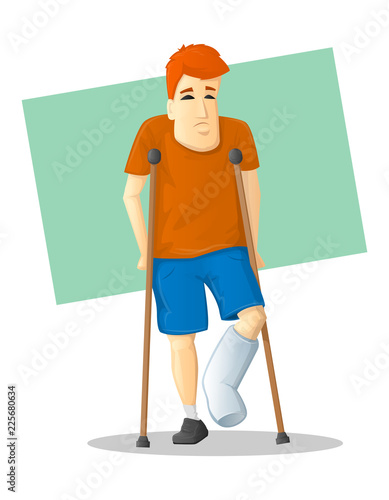 On Crutches