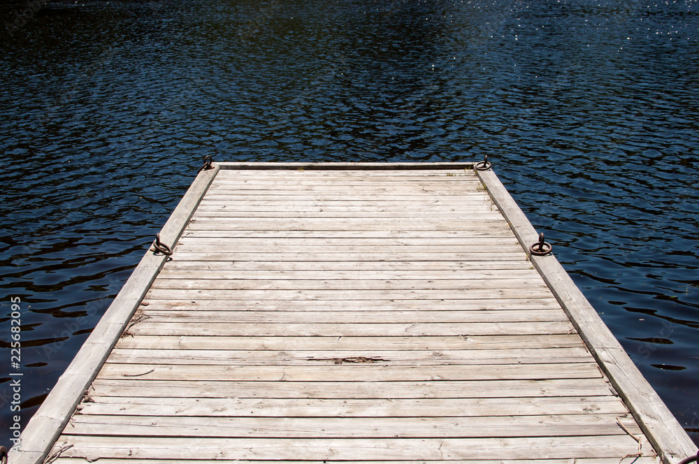 Fototapeta premium Wooden dock on water