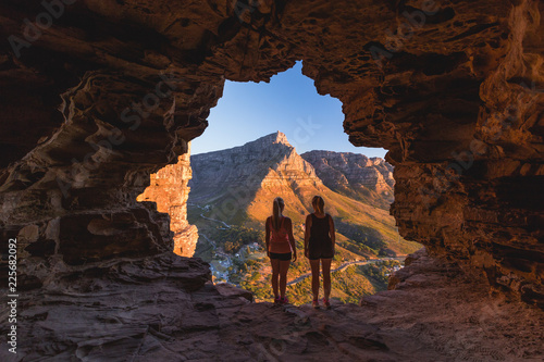 Table mountain Cape Town cave
