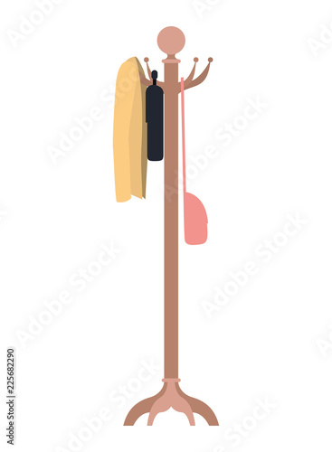 coat rack isolated icon