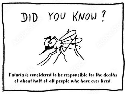Malaria fact - did you know trivia series