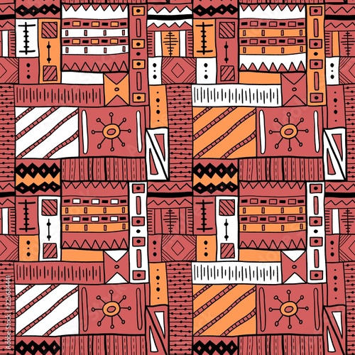 Seamless tribal pattern