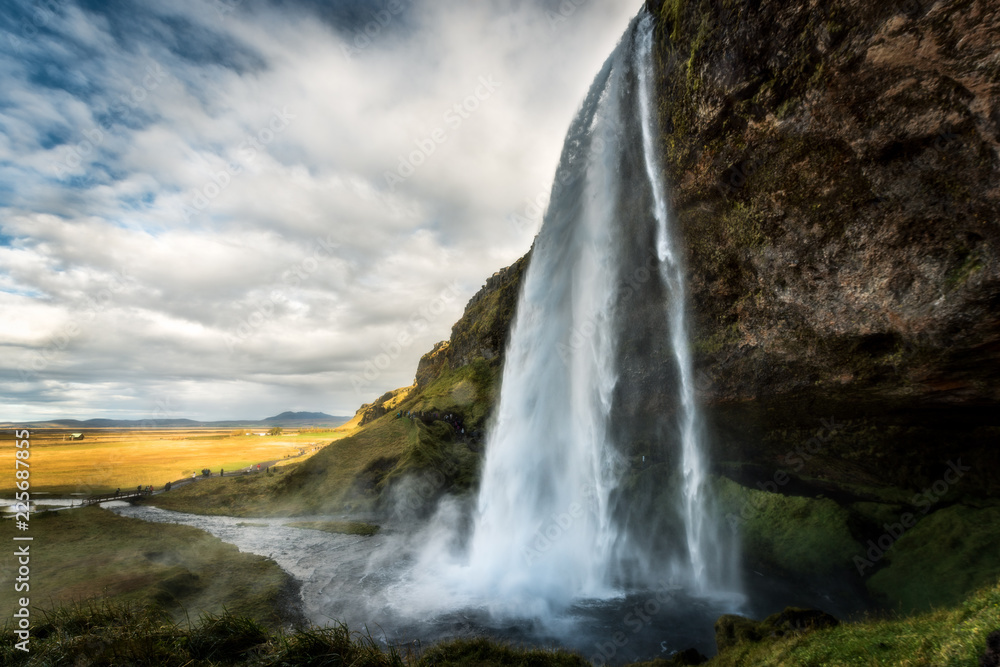 Waterfall in Iceland