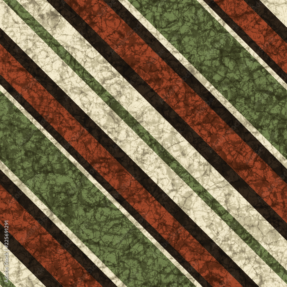 Obraz Batik seamless texture with ethnic pattern, fabric texture, 3d illustration