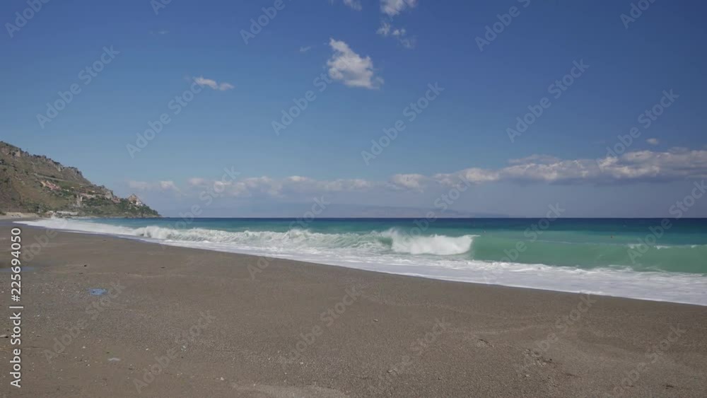 Beautiful sandy beach of Sicily, Italy. Beautiful sandy beach of Sicily, Italy.
