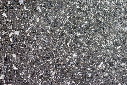 Focus of surface asphalt road for background and texture.