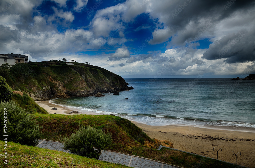 Spanish destination, Galicia, north-west region, Caion beaches