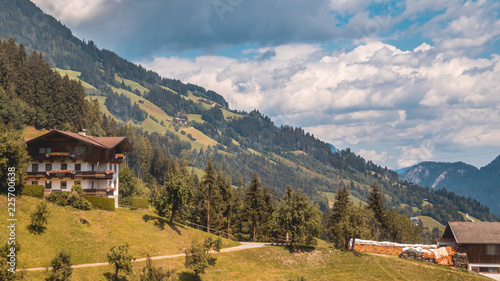 Beautiful alpine view at Fuegen - Zillertal - Tyrol - Austria