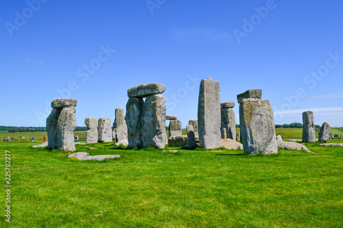 View of Stonehenge, England, UK