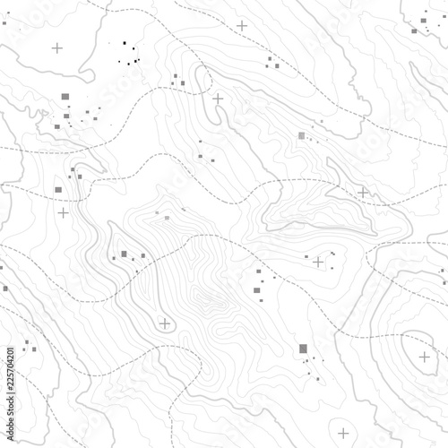 Topographic map background concept with space for your copy. Topography lines art contour , mountain hiking trail , Shape vector design. Computer generated .