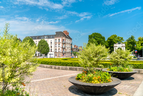 Chatelet square in Chartres, France photo