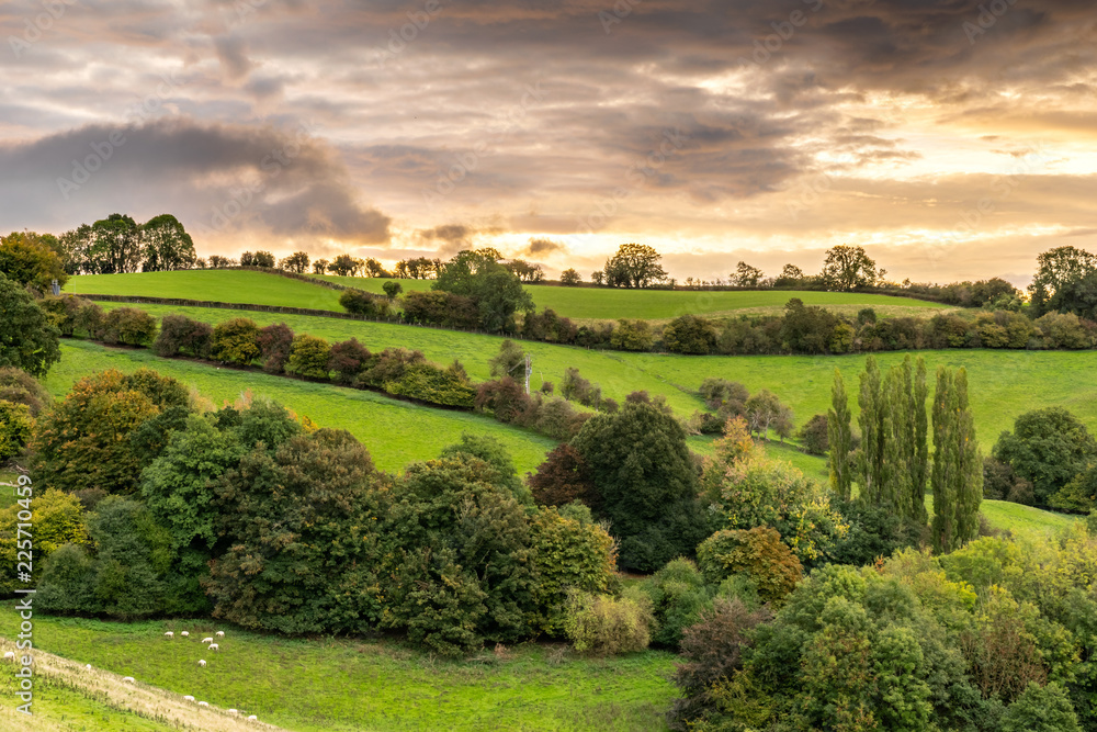 Fototapeta premium Fire in the sky