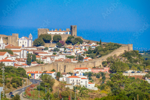 Vista da Vila de Óbidos Portugal