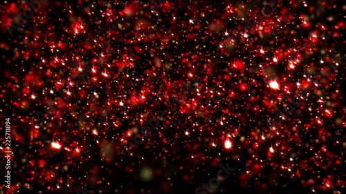 Red Glitter Explosion